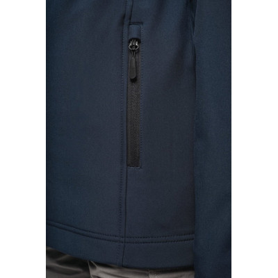 Unisex eco-friendly 3-layer softshell jacket